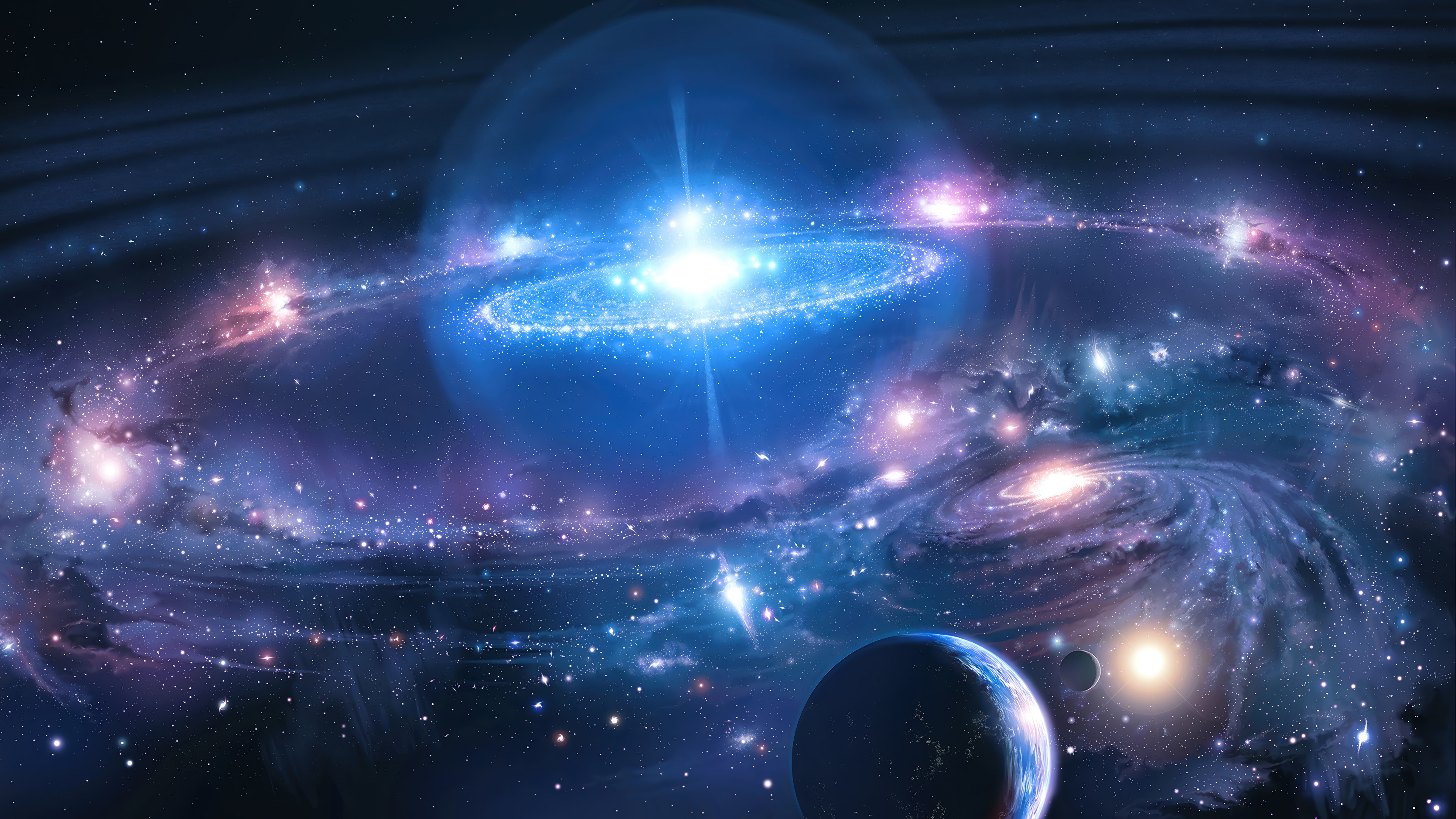 Blue Nebula Core Space