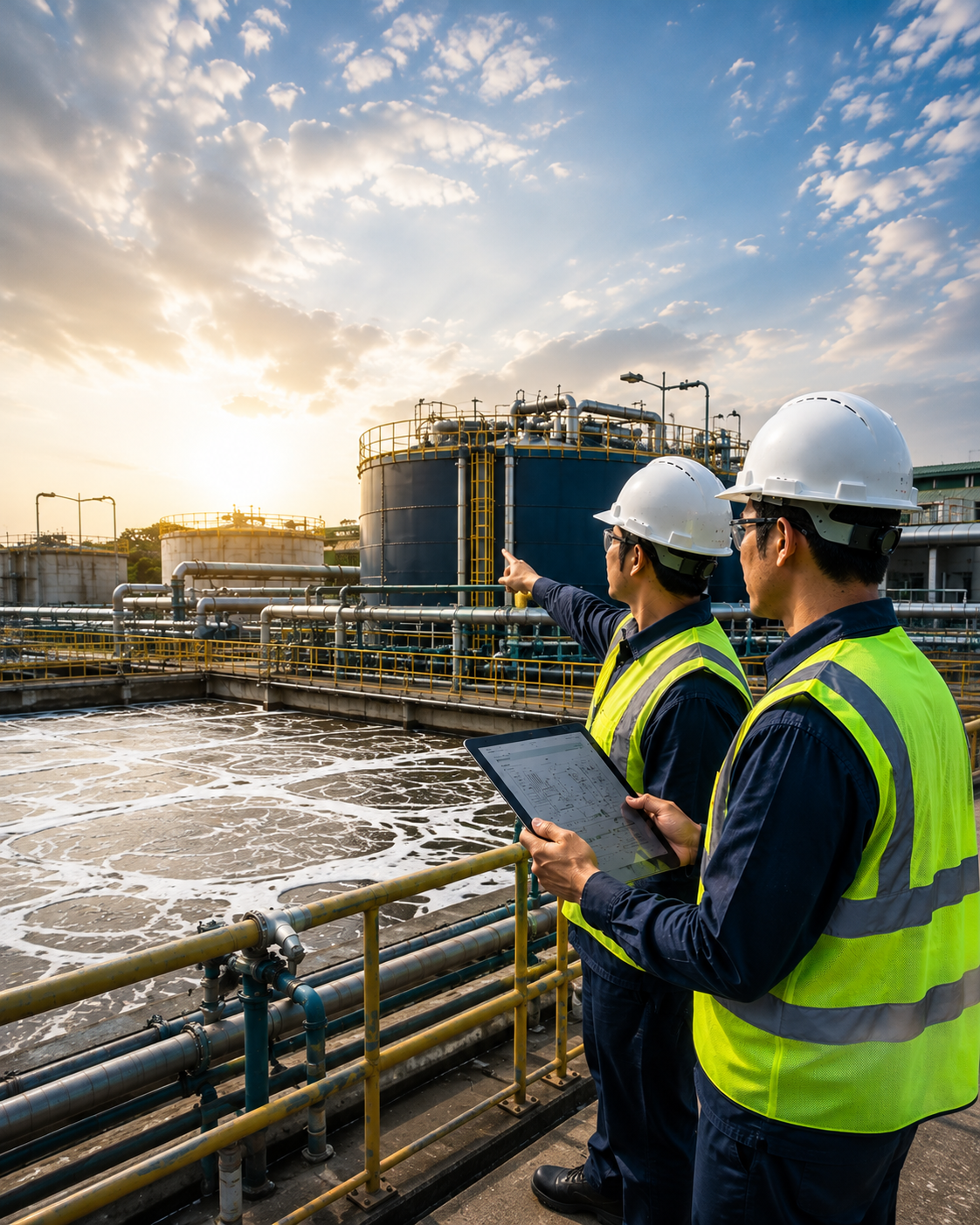 Engineer Indonesia melakukan technical assessment IPAL industri