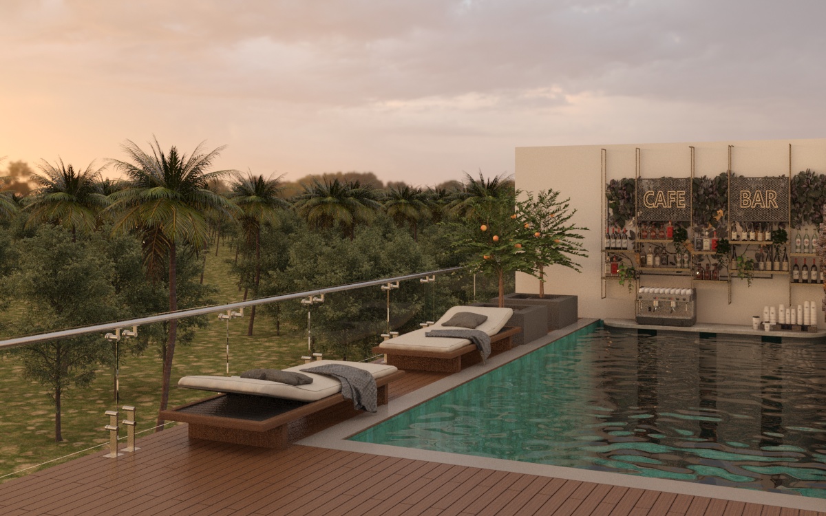 Rooftop Pool & Café Bar