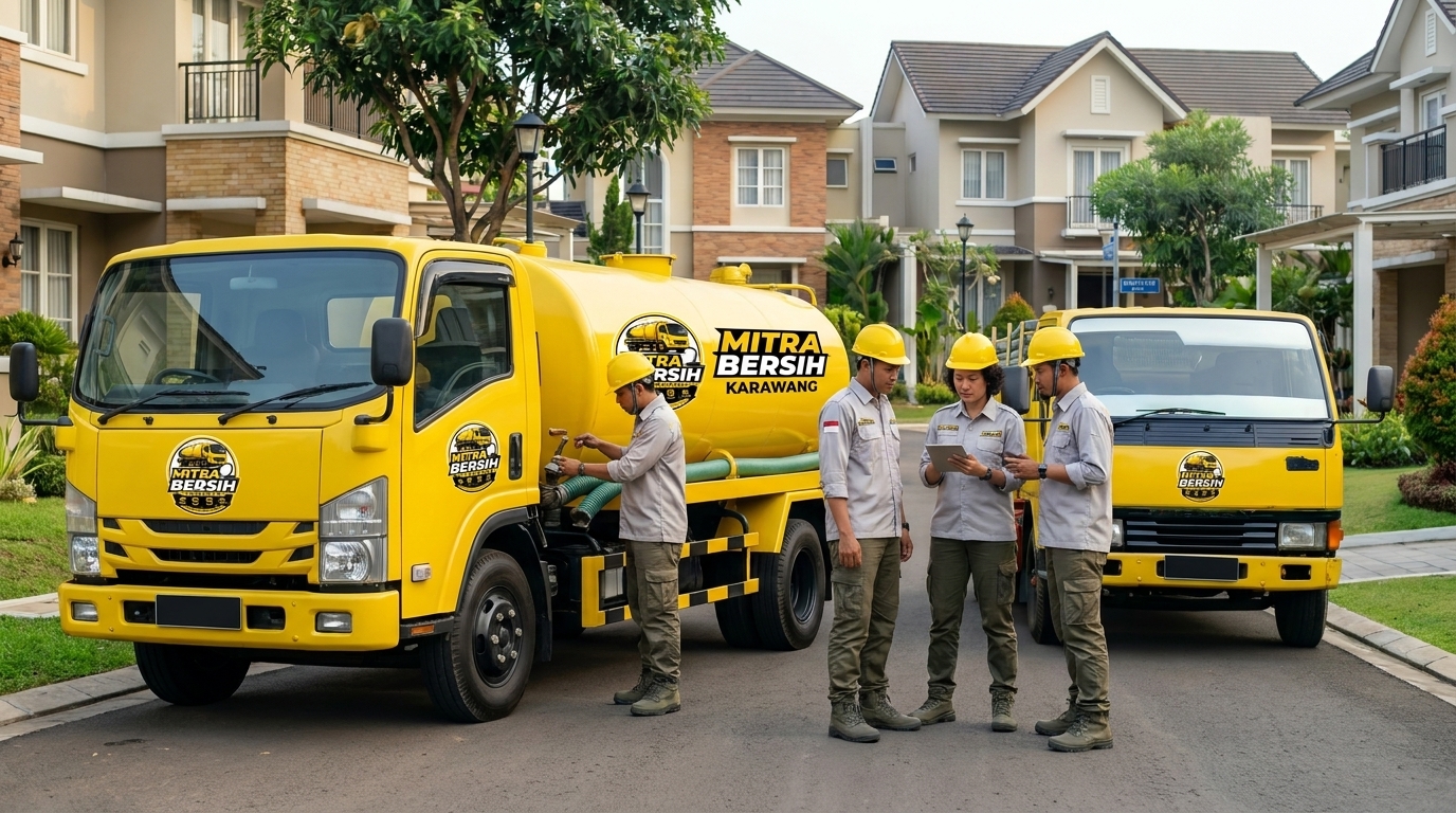 Tim teknisi bekerja dengan aman