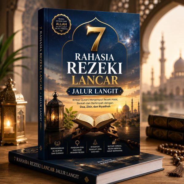 Cover Buku 7 Rahasia Rezeki Lancar Jalur Langit