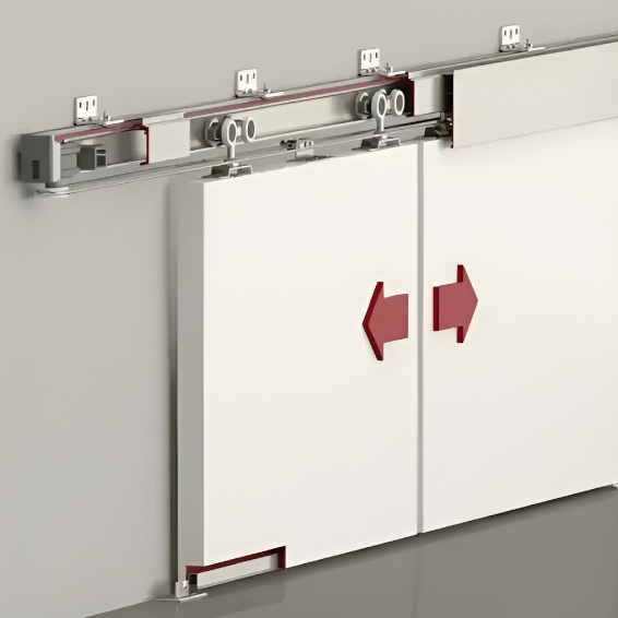 Soft Closing Sliding Door Hardware System