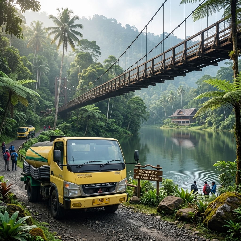 Armada Sedot WC Sukabumi di Lokasi Wisata