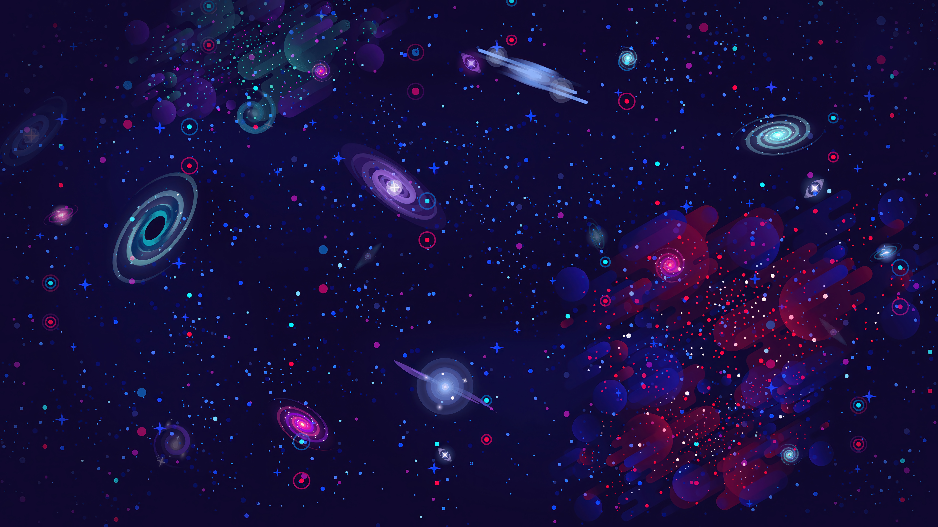 Spiral Galaxy Space