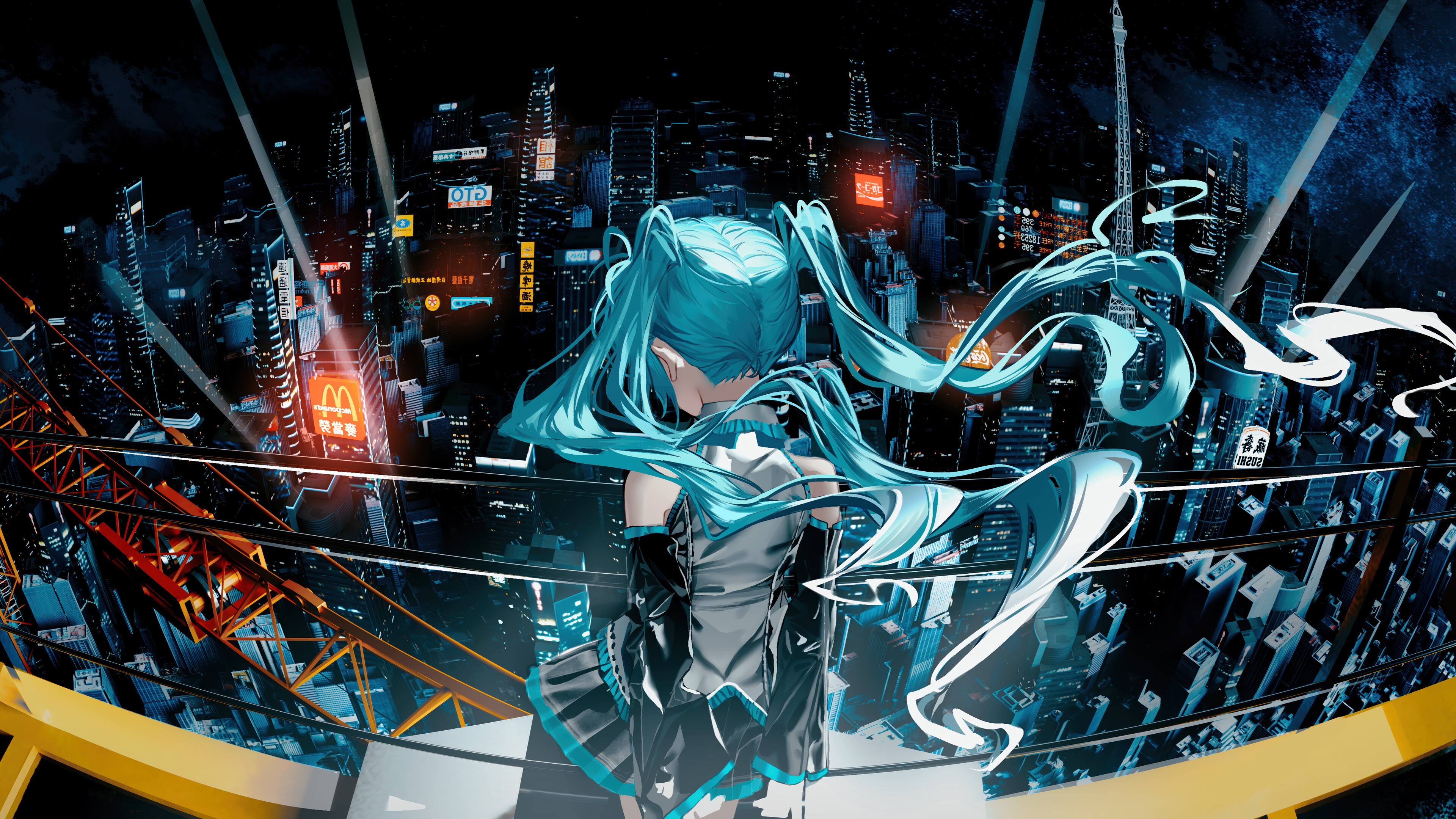 Hatsune Miku City Night Anime