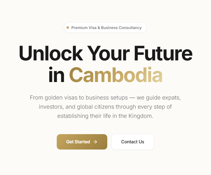 Unlock Your Future in Cambodia — Cambodian Golden Gate