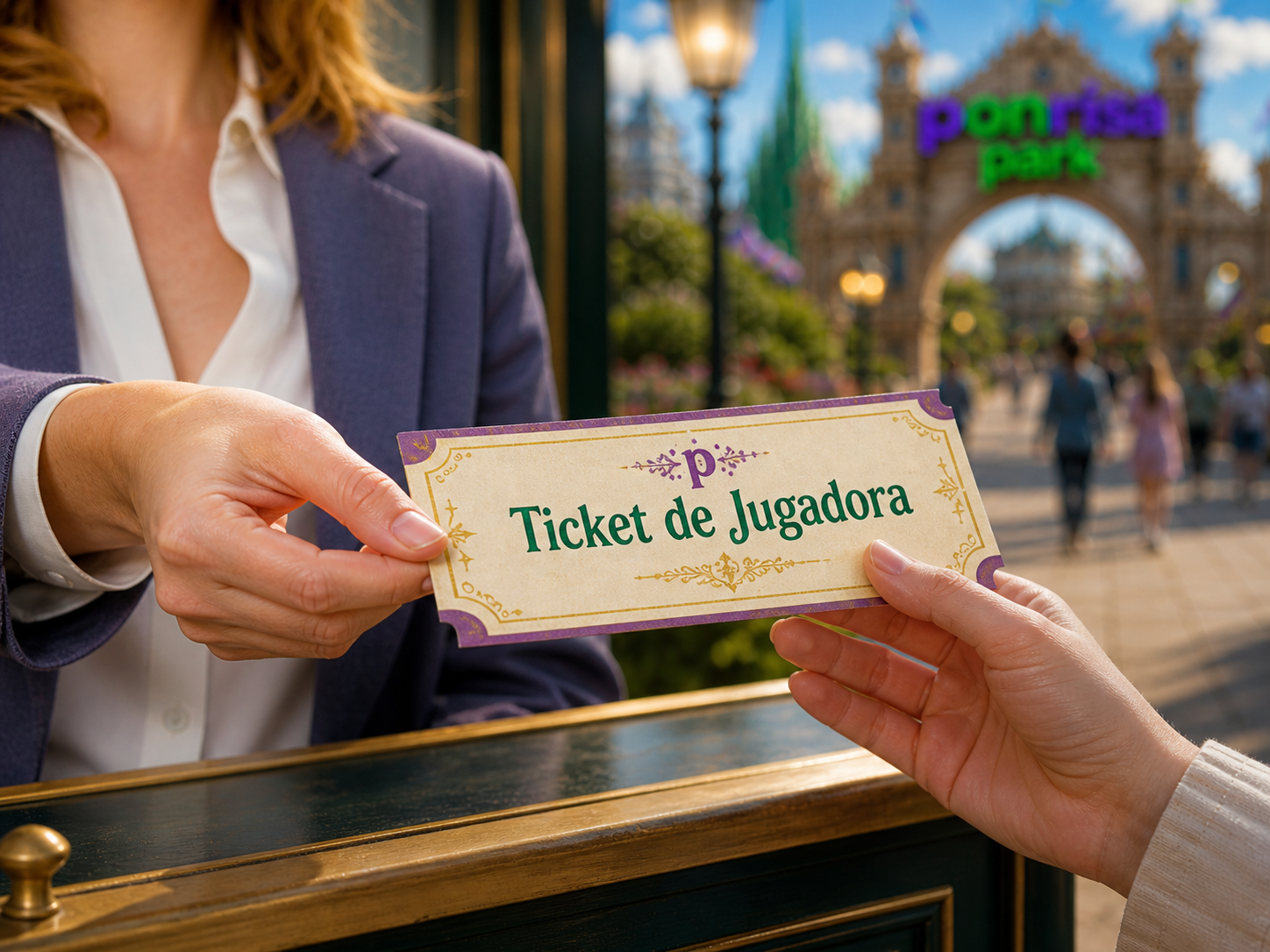 Ticket de Jugadora - Ponrisa Park