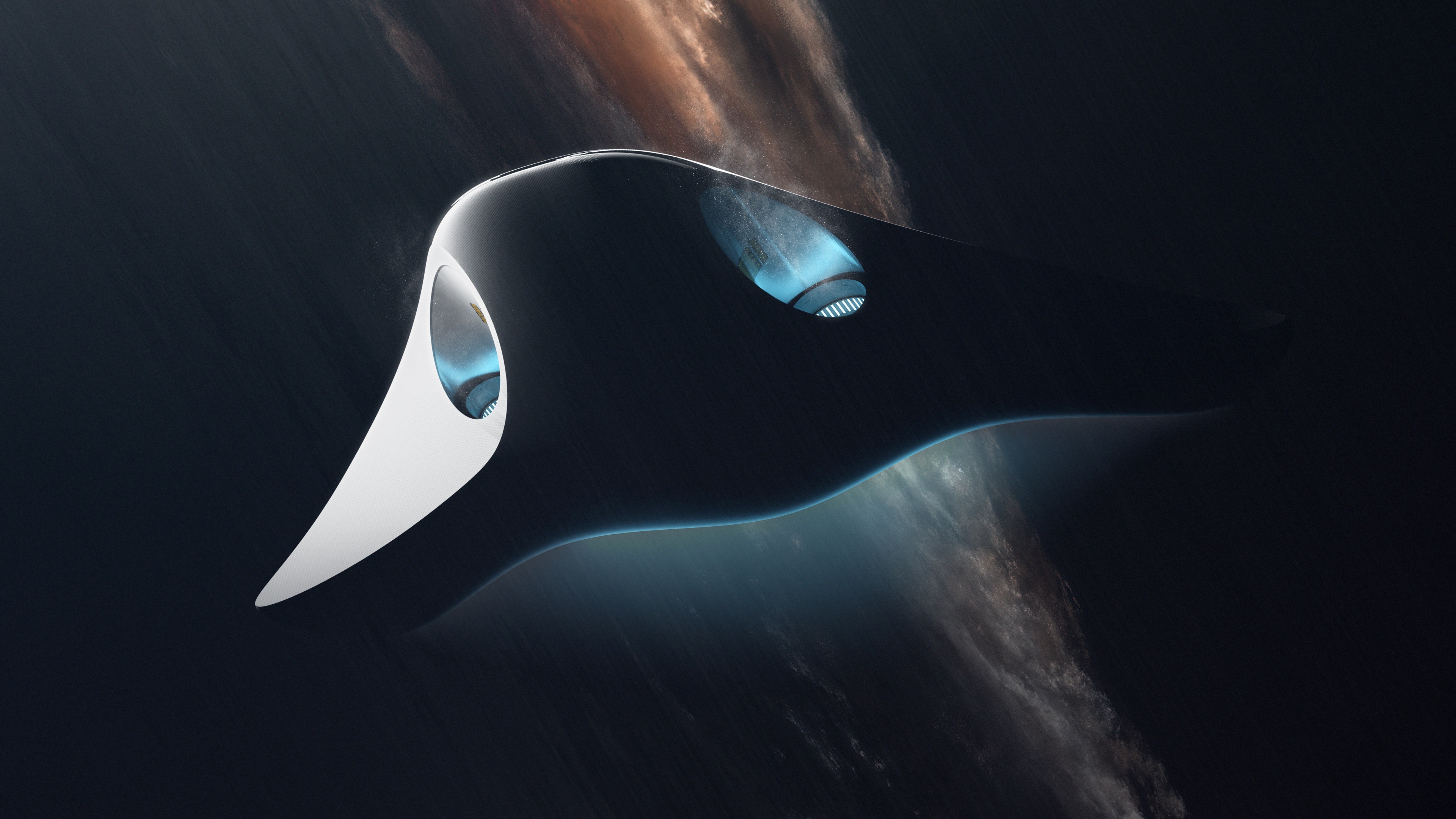 Futuristic Ship Space