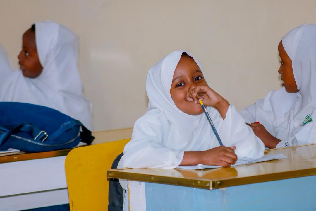 Students at desks