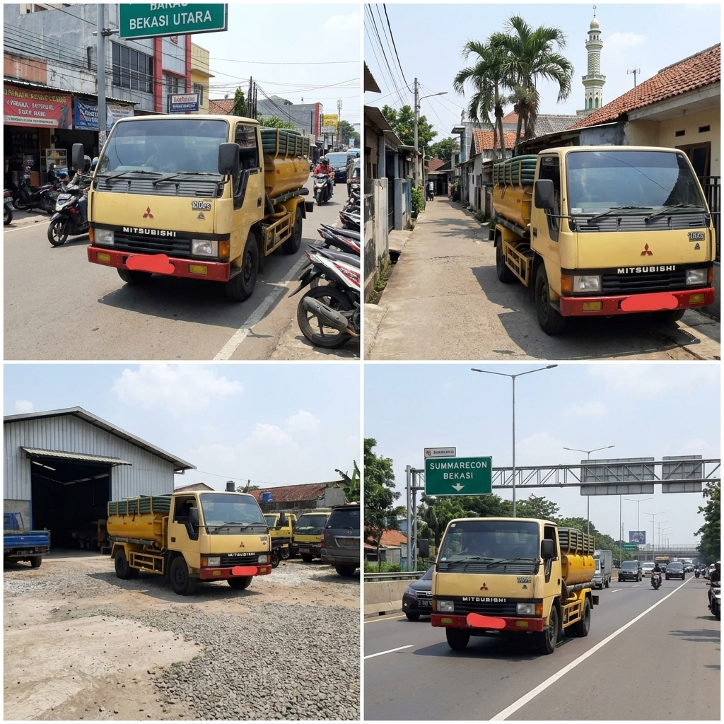 Truk di Jalan Raya