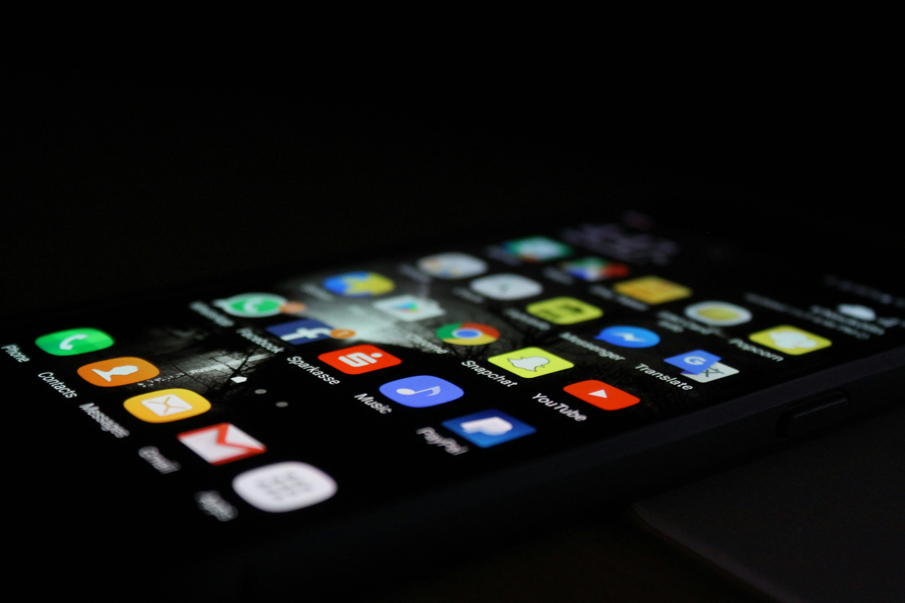 Phone with App Icons