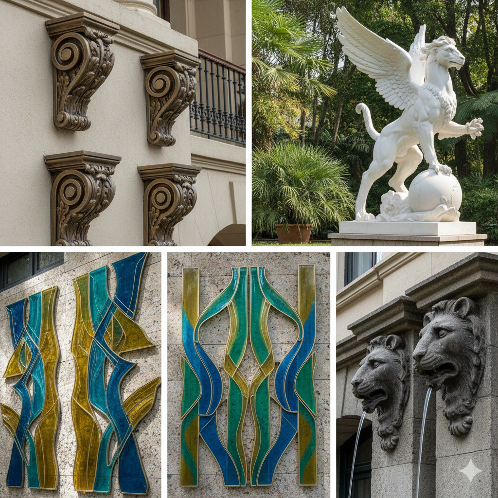 Diverse Decorative Elements