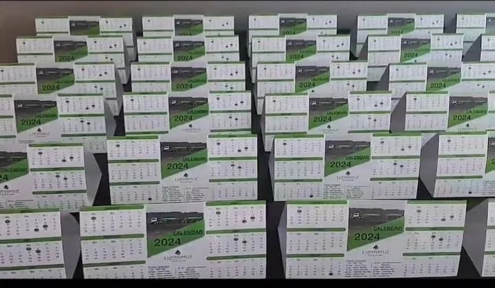 2024 Calendar print design