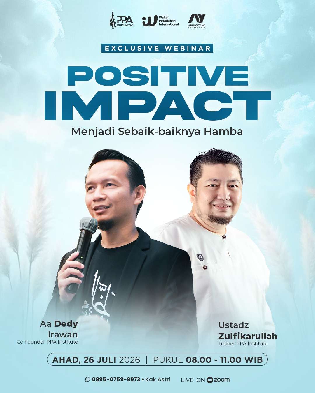 Flyer Positive Impact - Menjadi Sebaik-baiknya Hamba