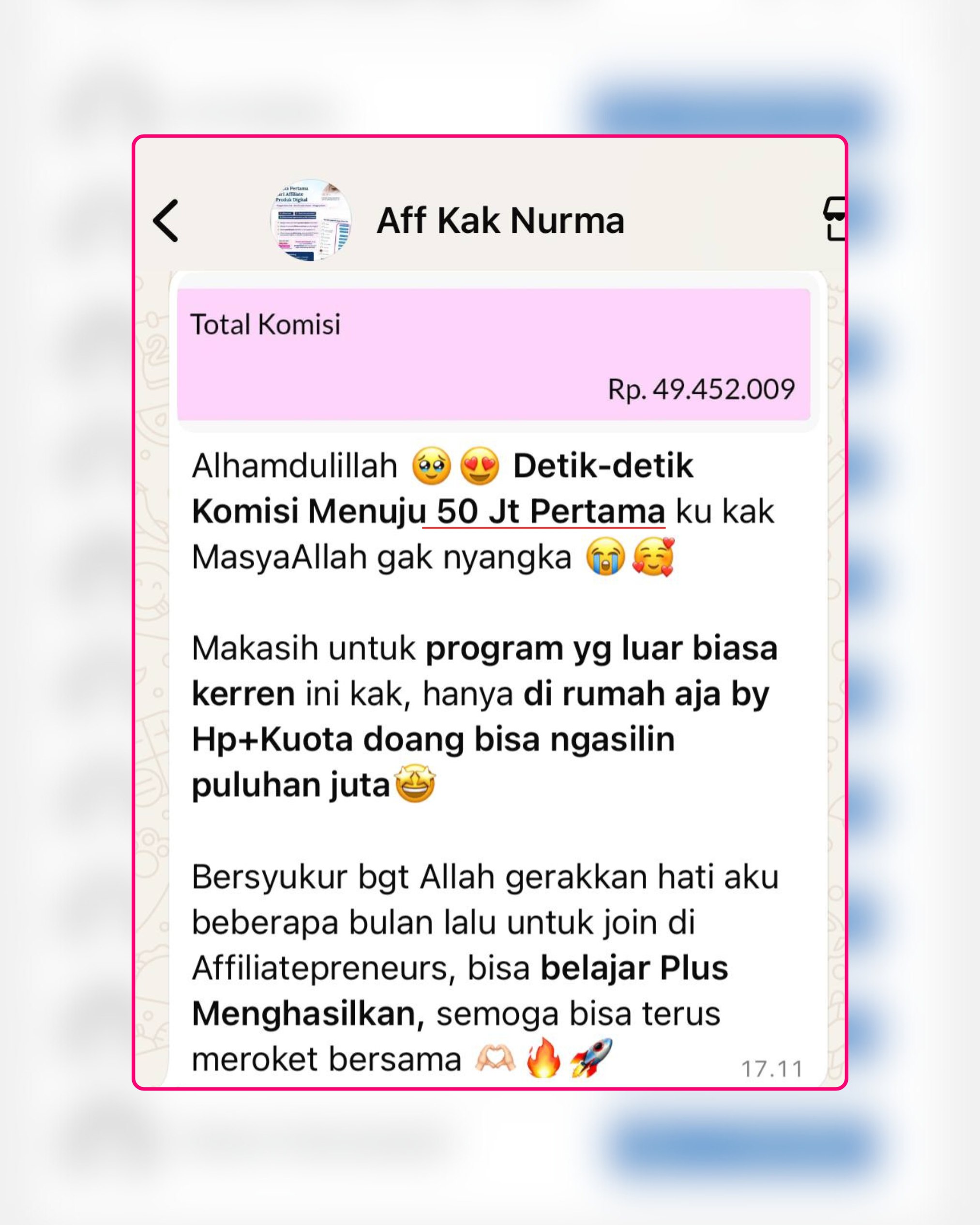 Testimoni Kak Nurma - 49 Juta