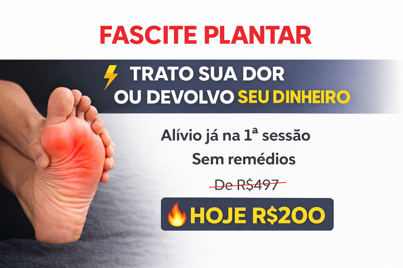 Tratamento para Fascite Plantar