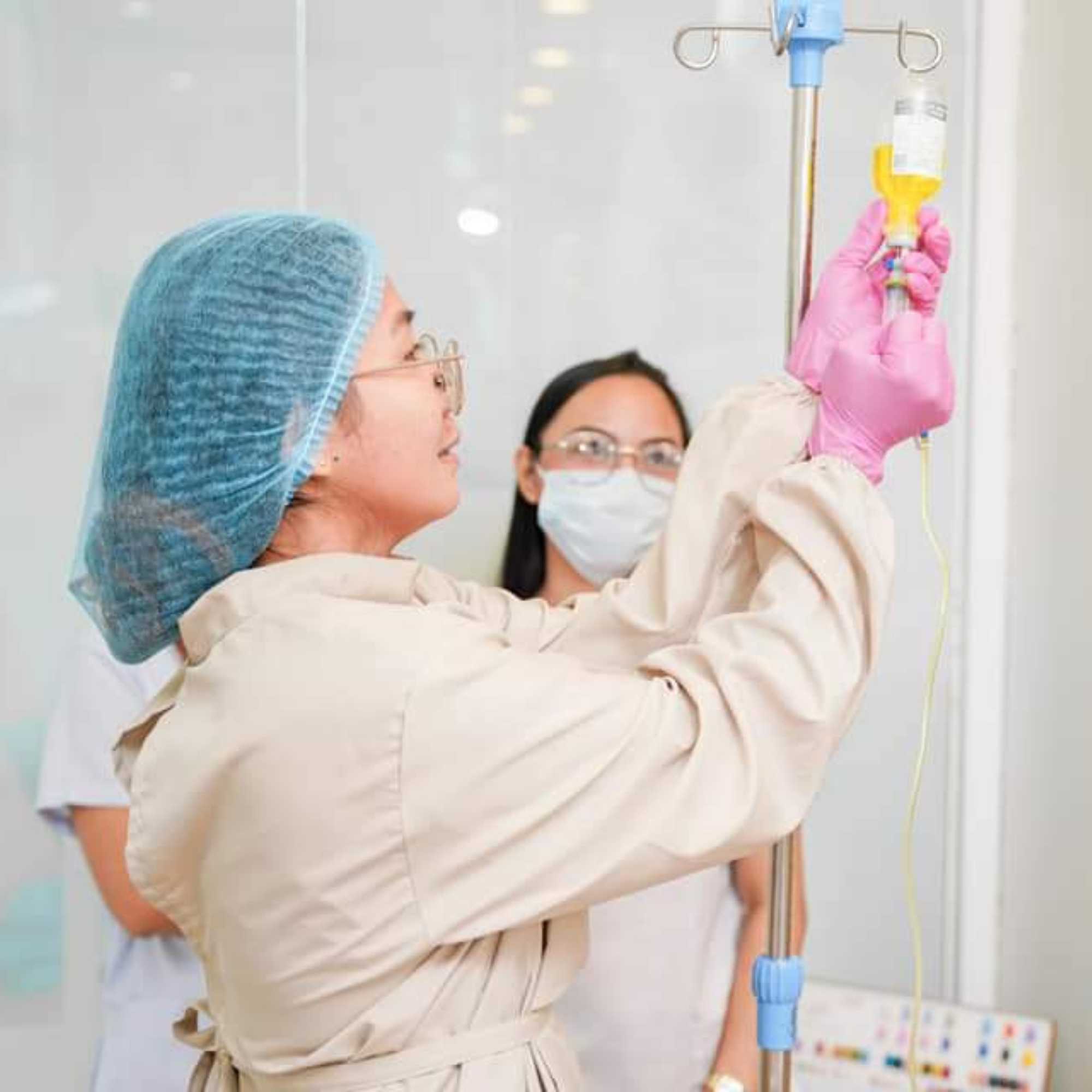 Clinical setup and professional aesthetic procedure training
