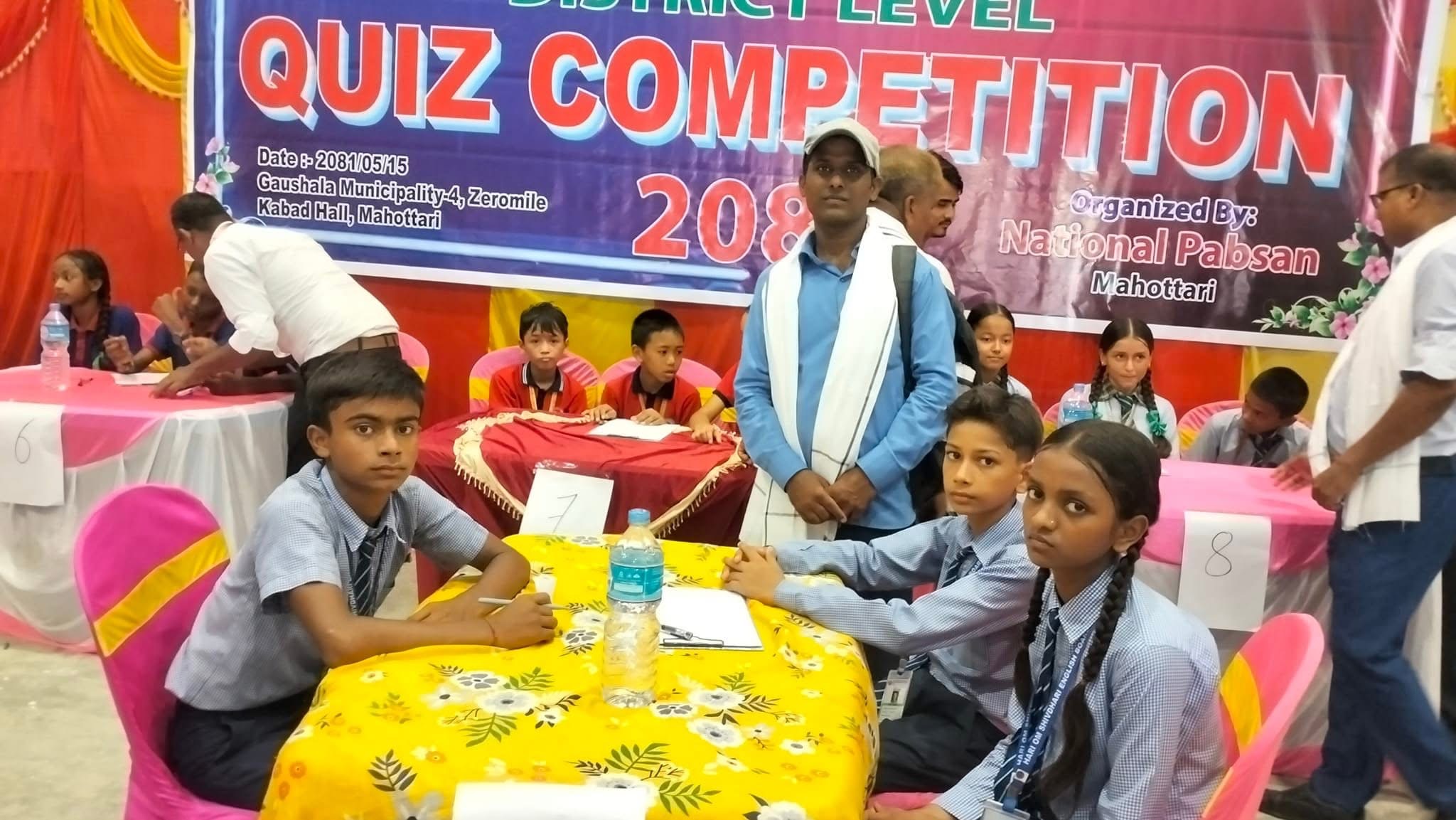Quiz Competition Scene
