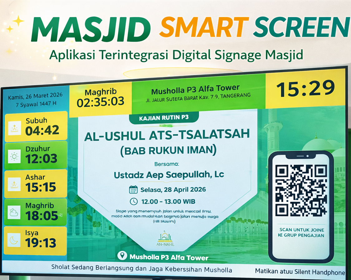 Masjid Smart Screen Display 1