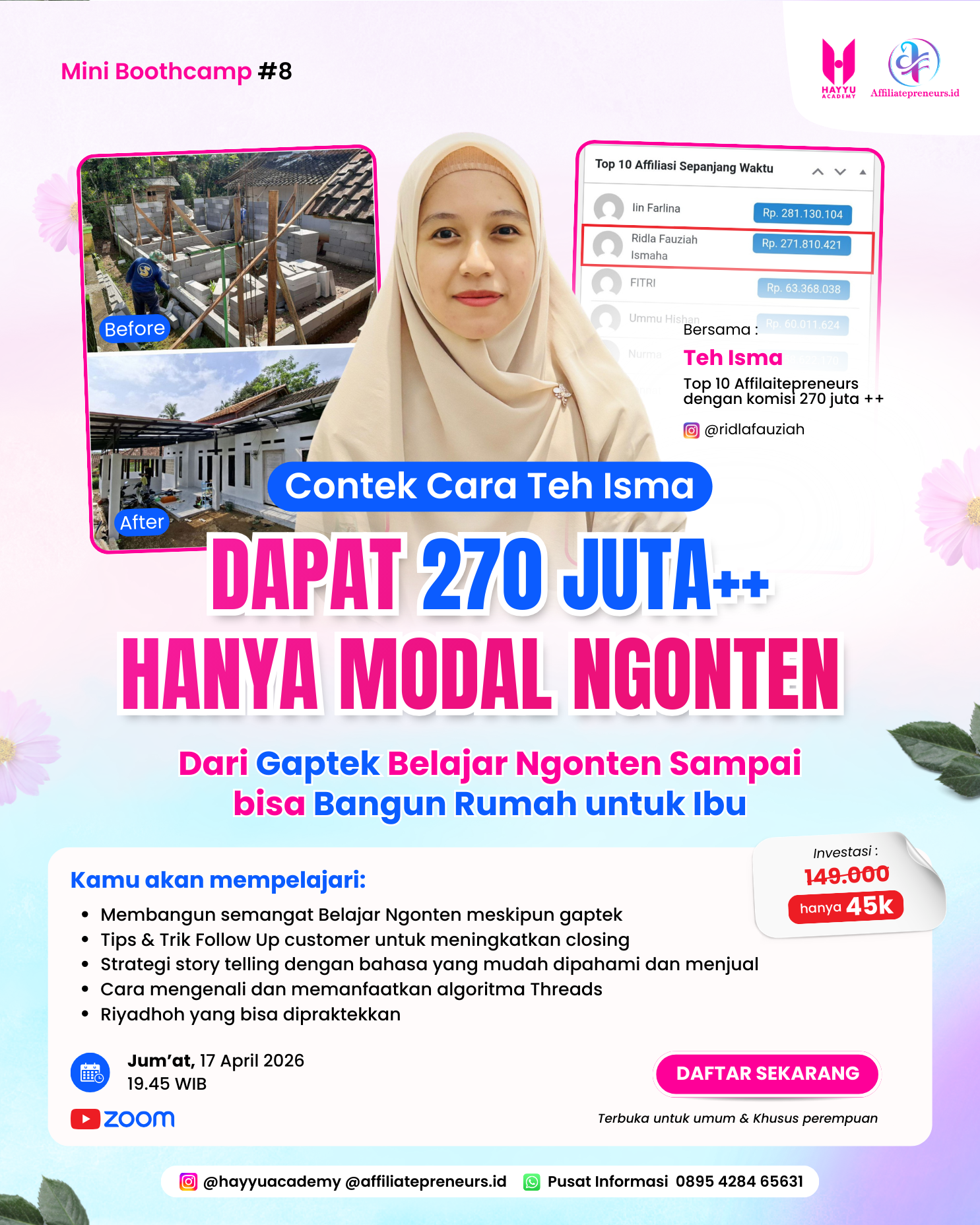 Flyer Mini Bootcamp #8