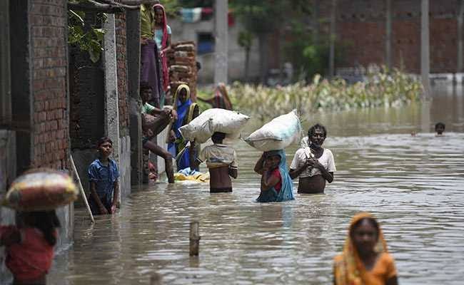 Flood affected neighborhood
