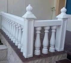 White Decorative Railing