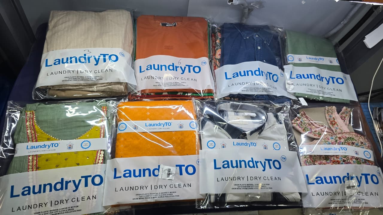 LaundryTO Professionally Packaged Clothes