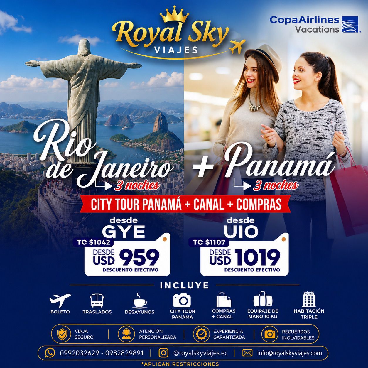 Río de Janeiro + Panamá