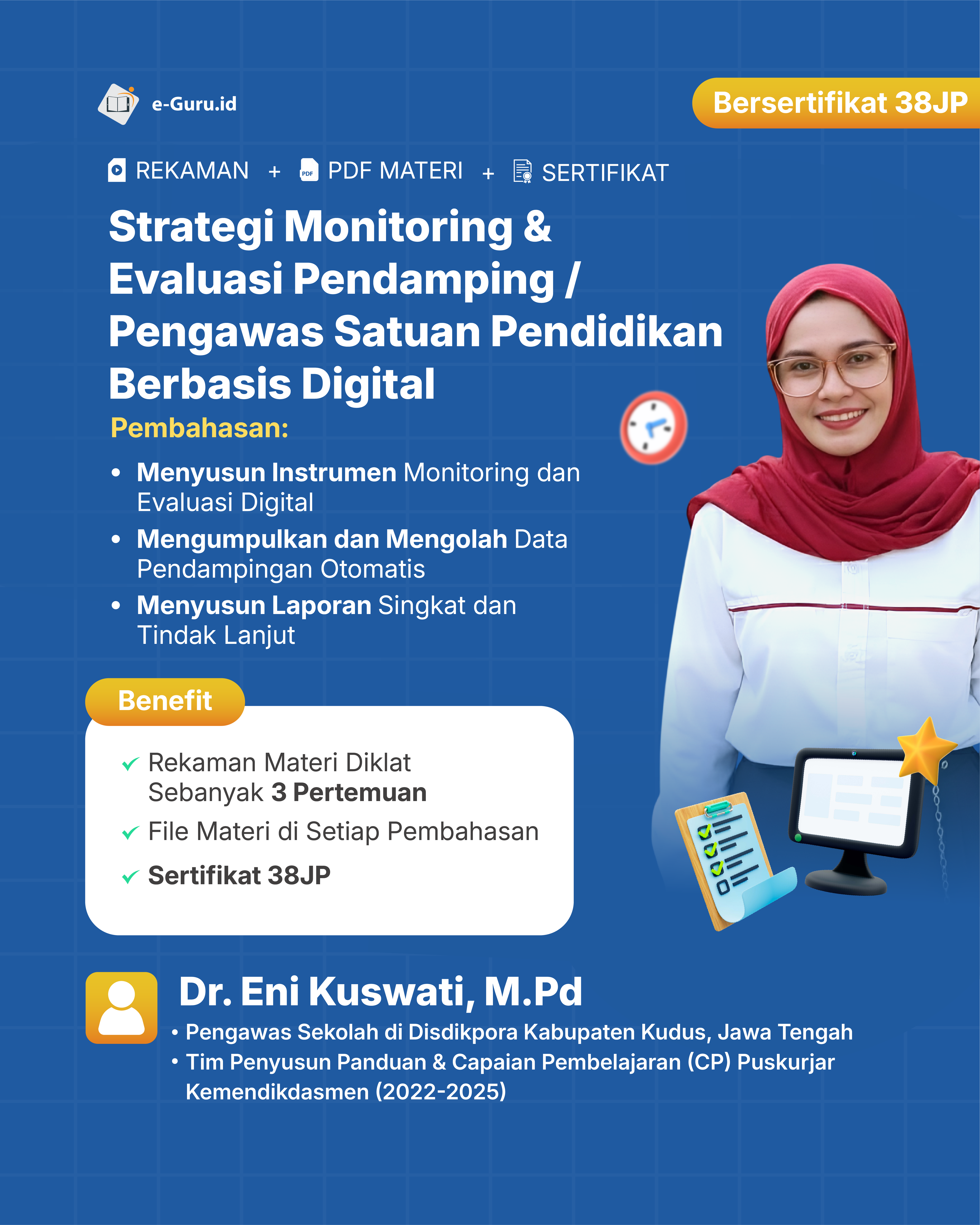 Flyer Ecourse Monev Digital