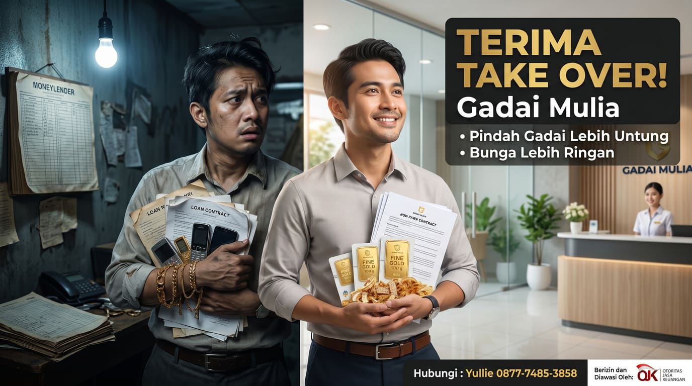 Terima Take Over — Pindah Gadai Lebih Untung, Bunga Lebih Ringan