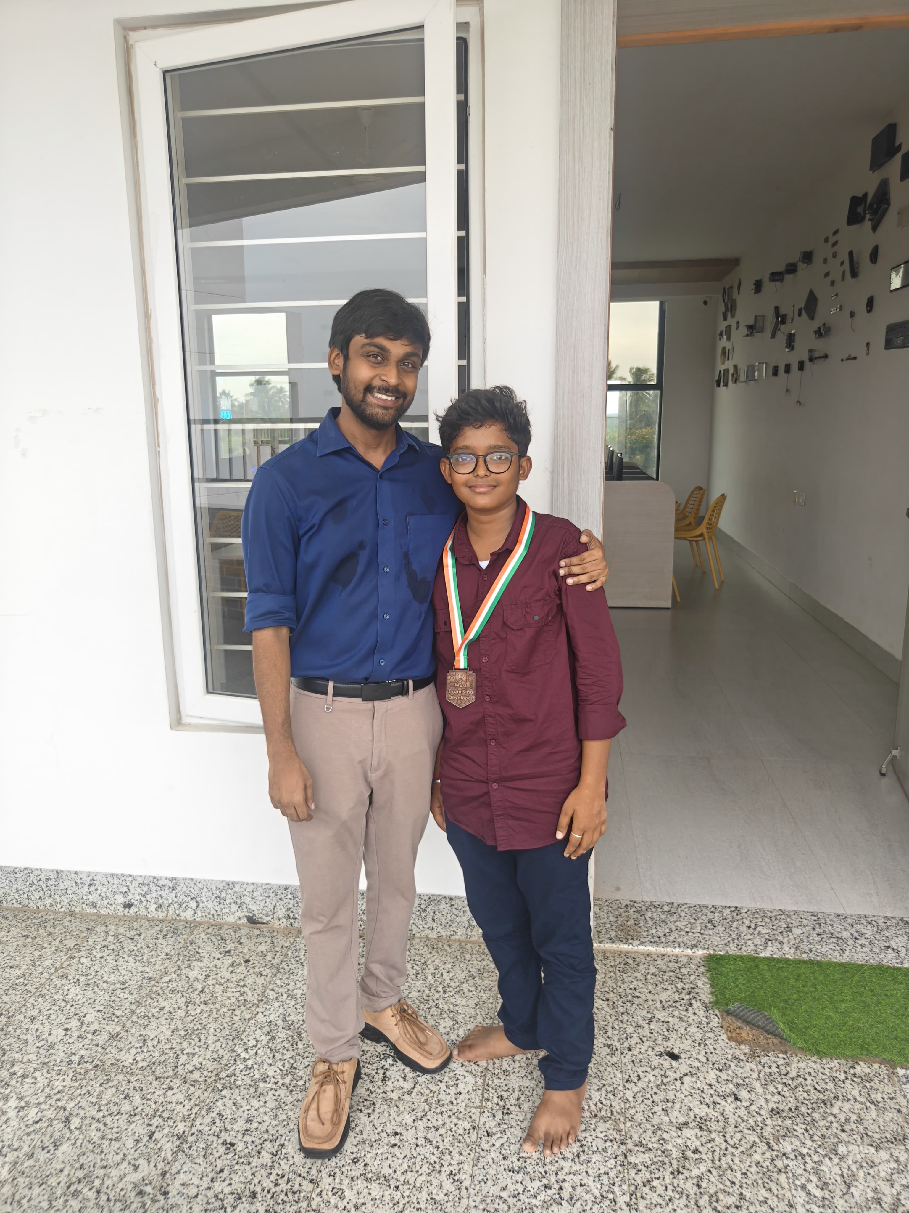 Mugundhan with Sir