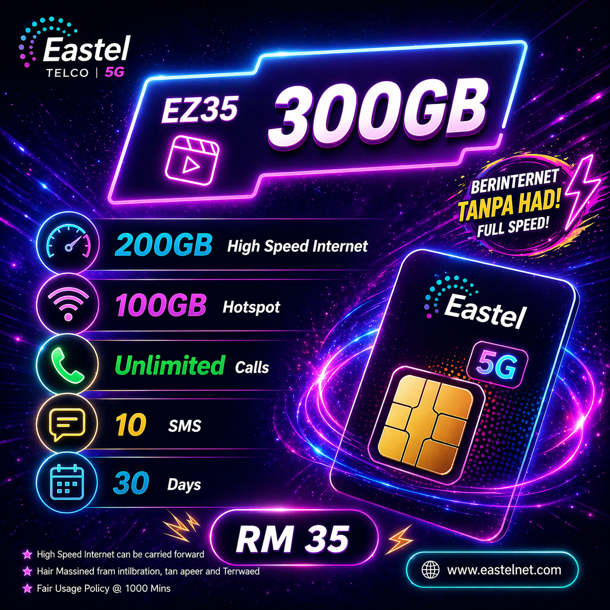 Eastel EZ35 300GB RM35