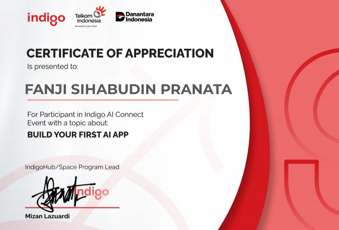 Certificate of Appreciation