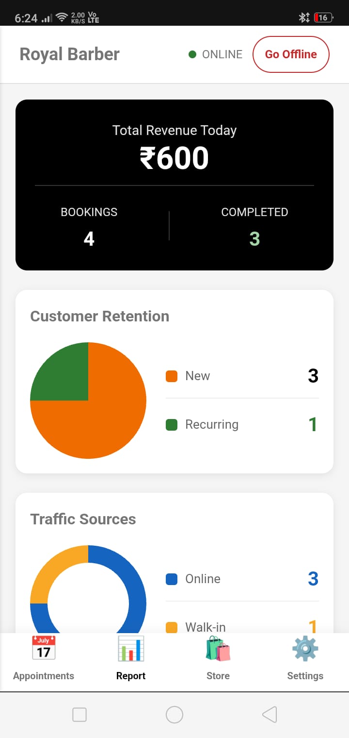 Zeroline Dashboard