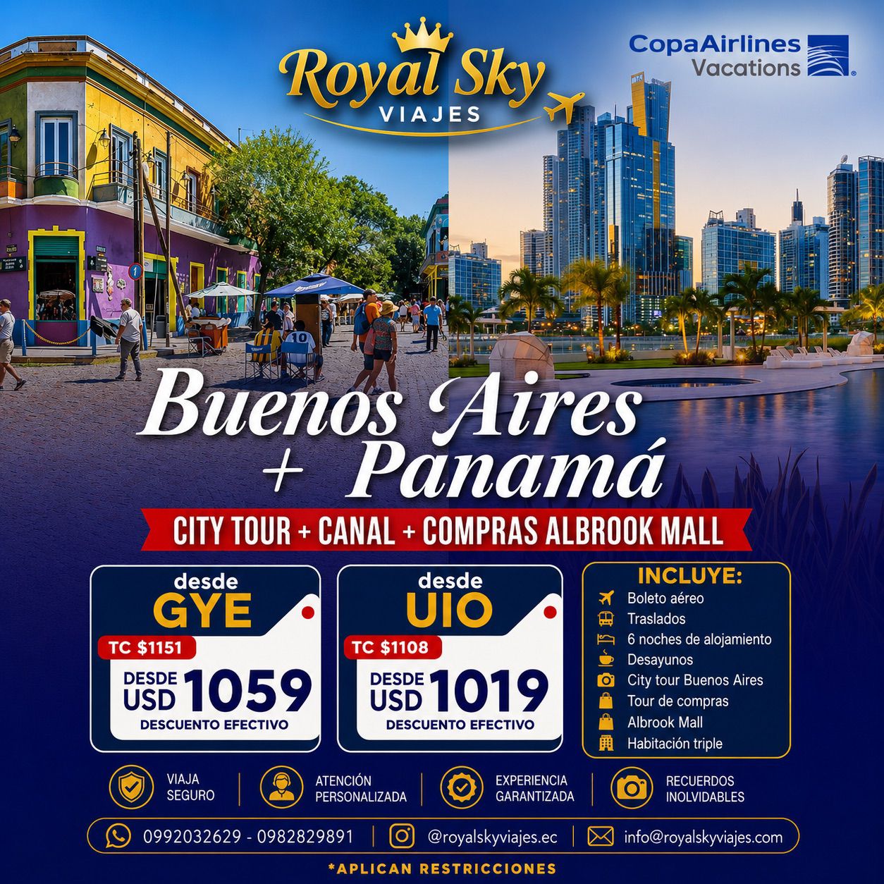 Buenos Aires + Panamá