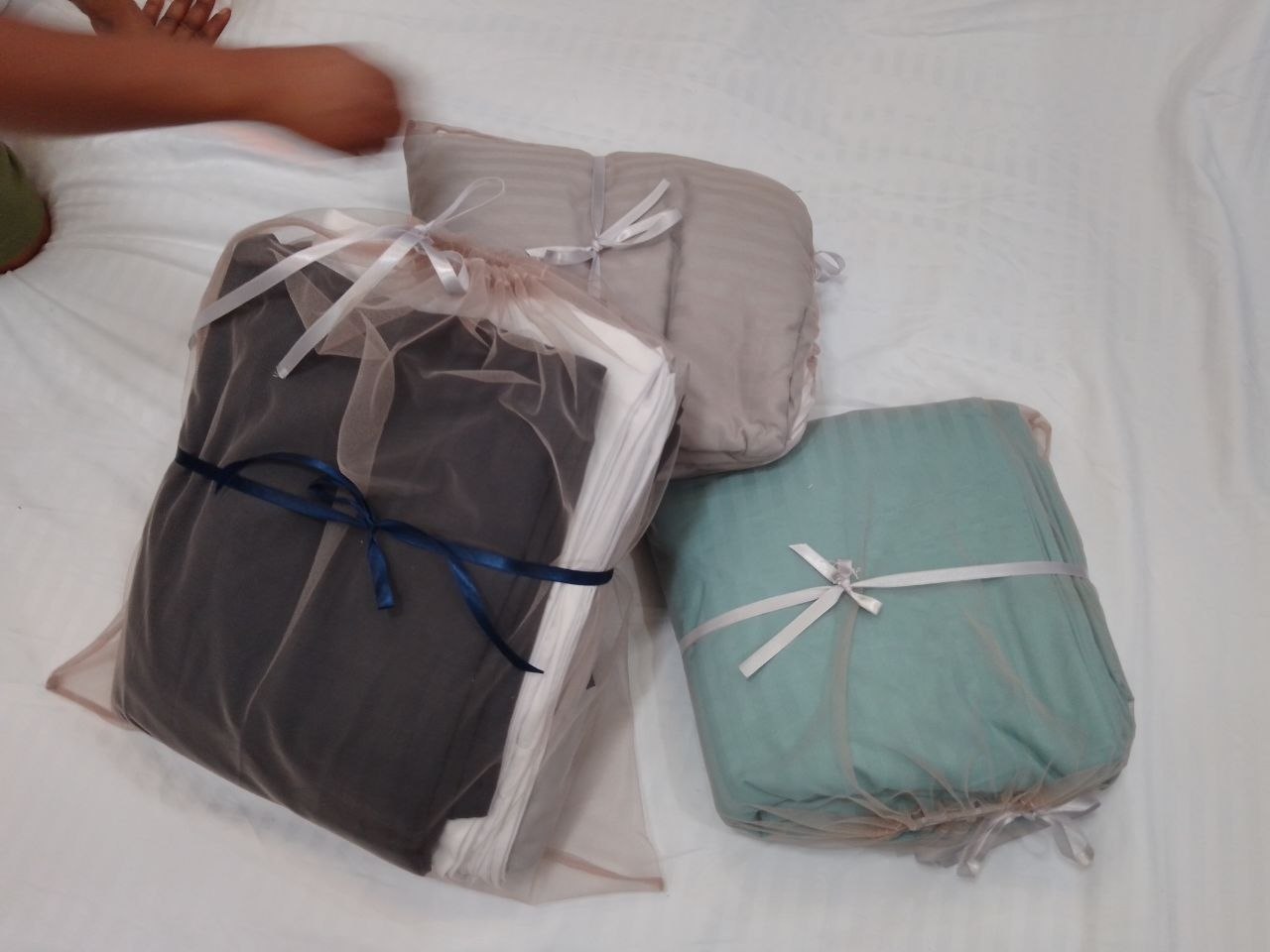 Beautifully packaged duvet covers