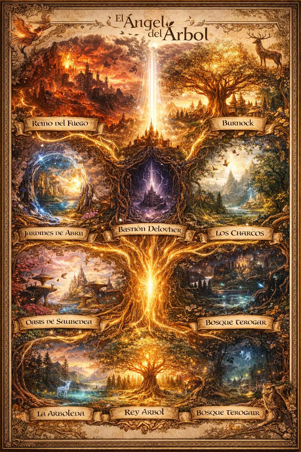 Mapa de El Ángel del Árbol