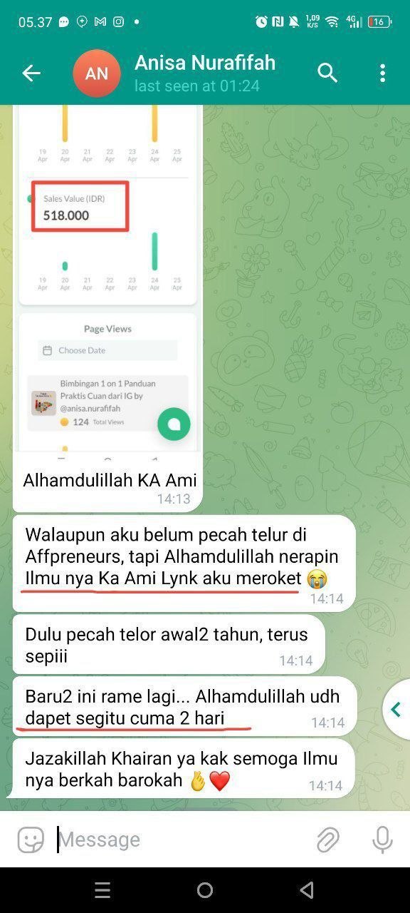 Testimonial Anisa Nurafifah