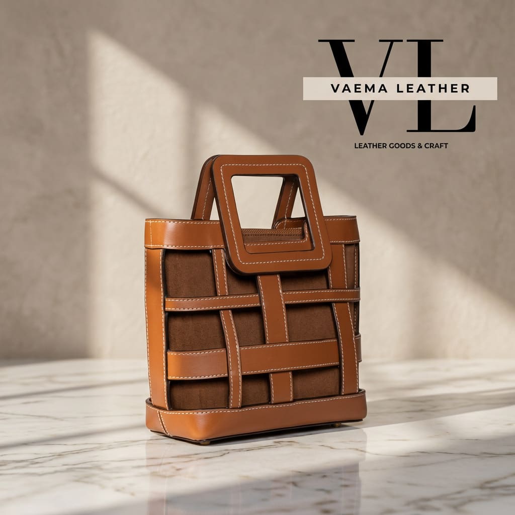 Leather Canvas Bag — Vaema Leather