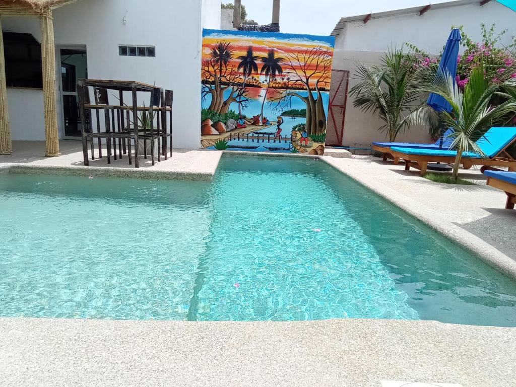 Coucher de Soleil à la Piscine