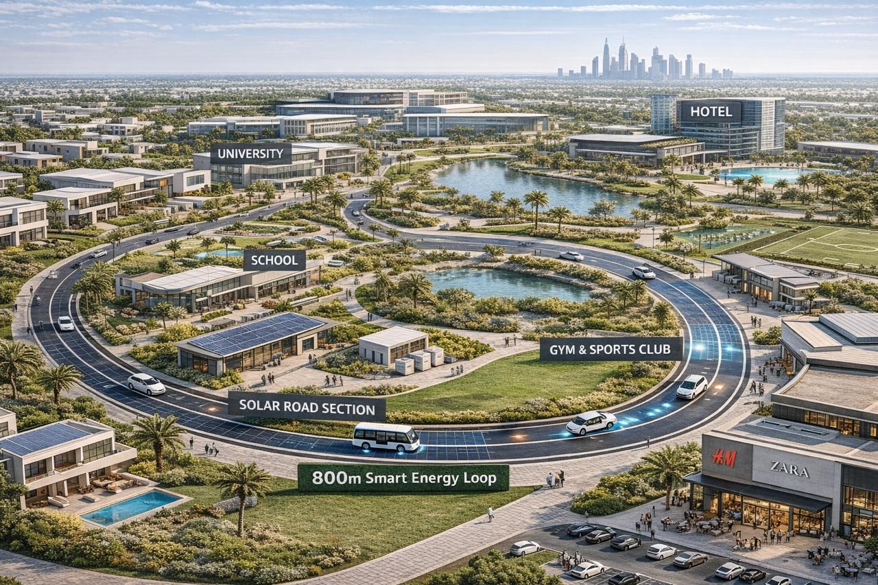 Master Plan of Solar Smart Road Compound