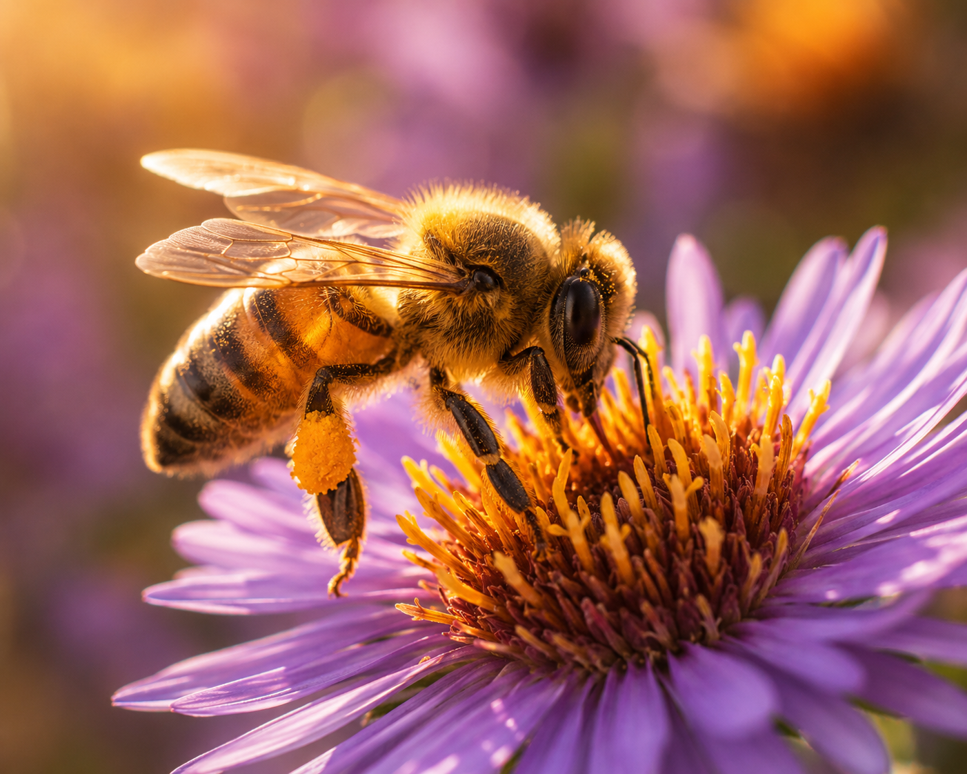 Bee on flower