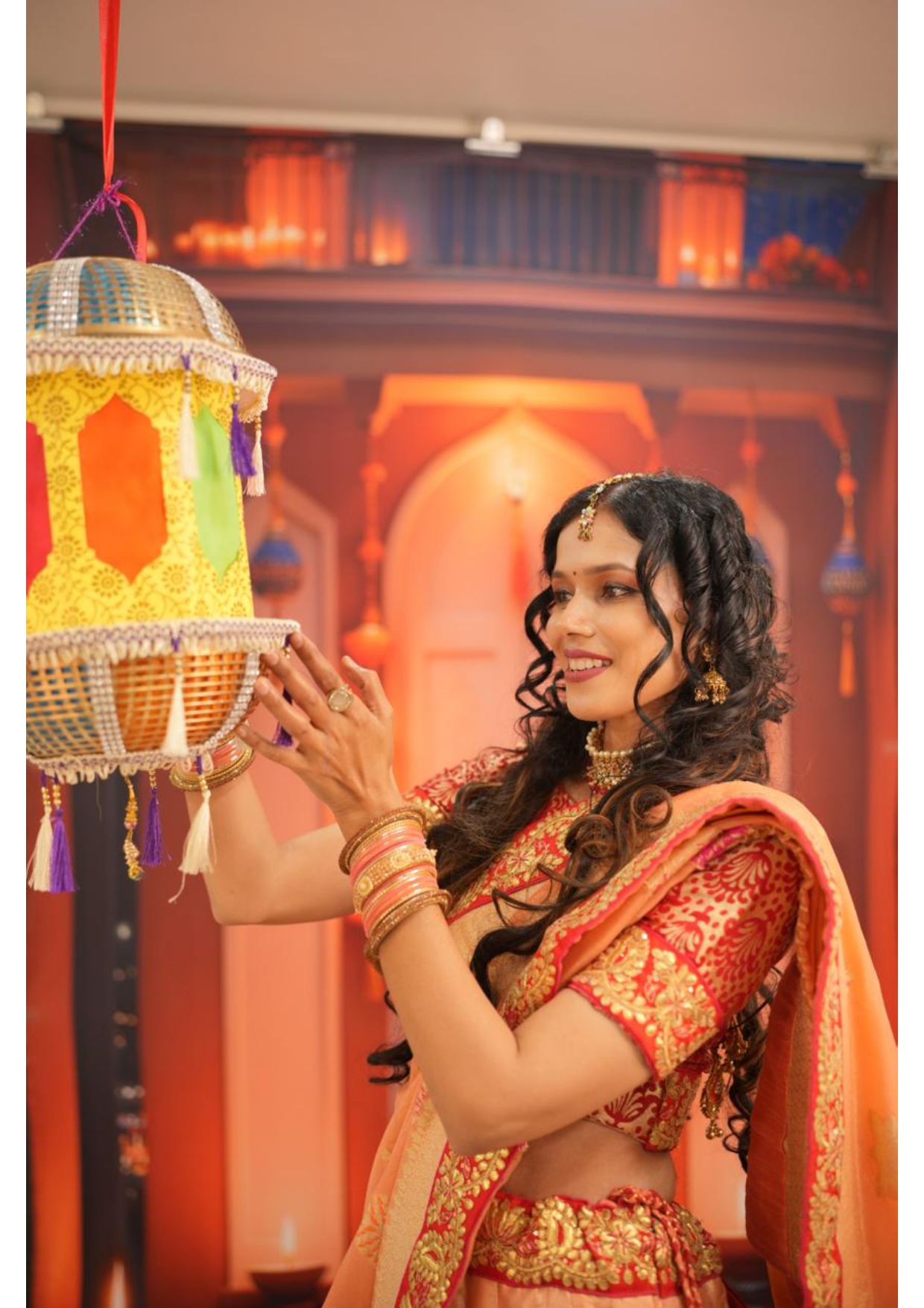 Padmini Mahajan Bridal Makeup with Lantern