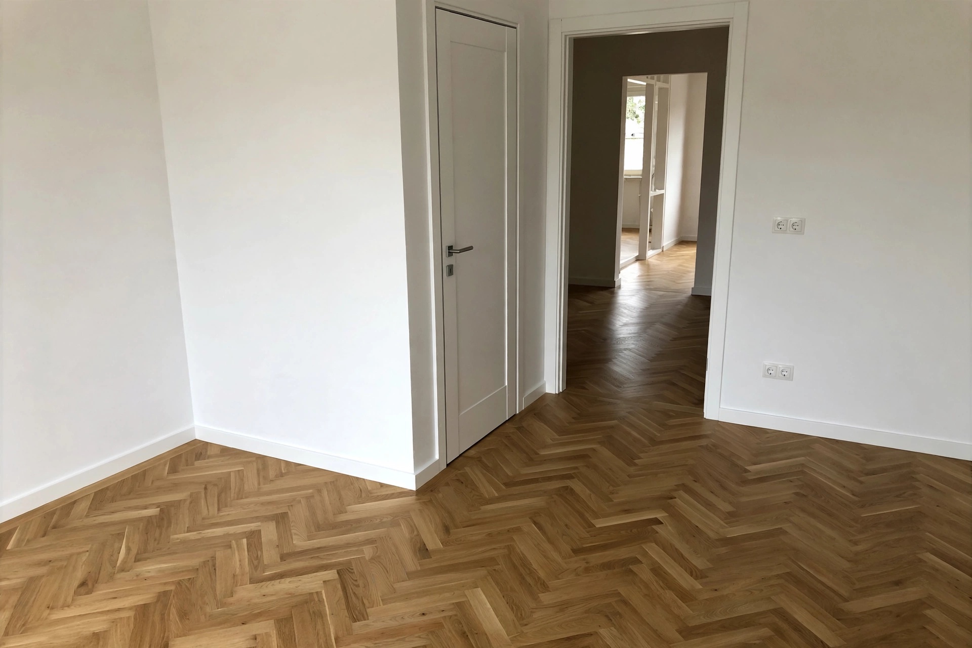 Nachher: renoviertes Wohnzimmer