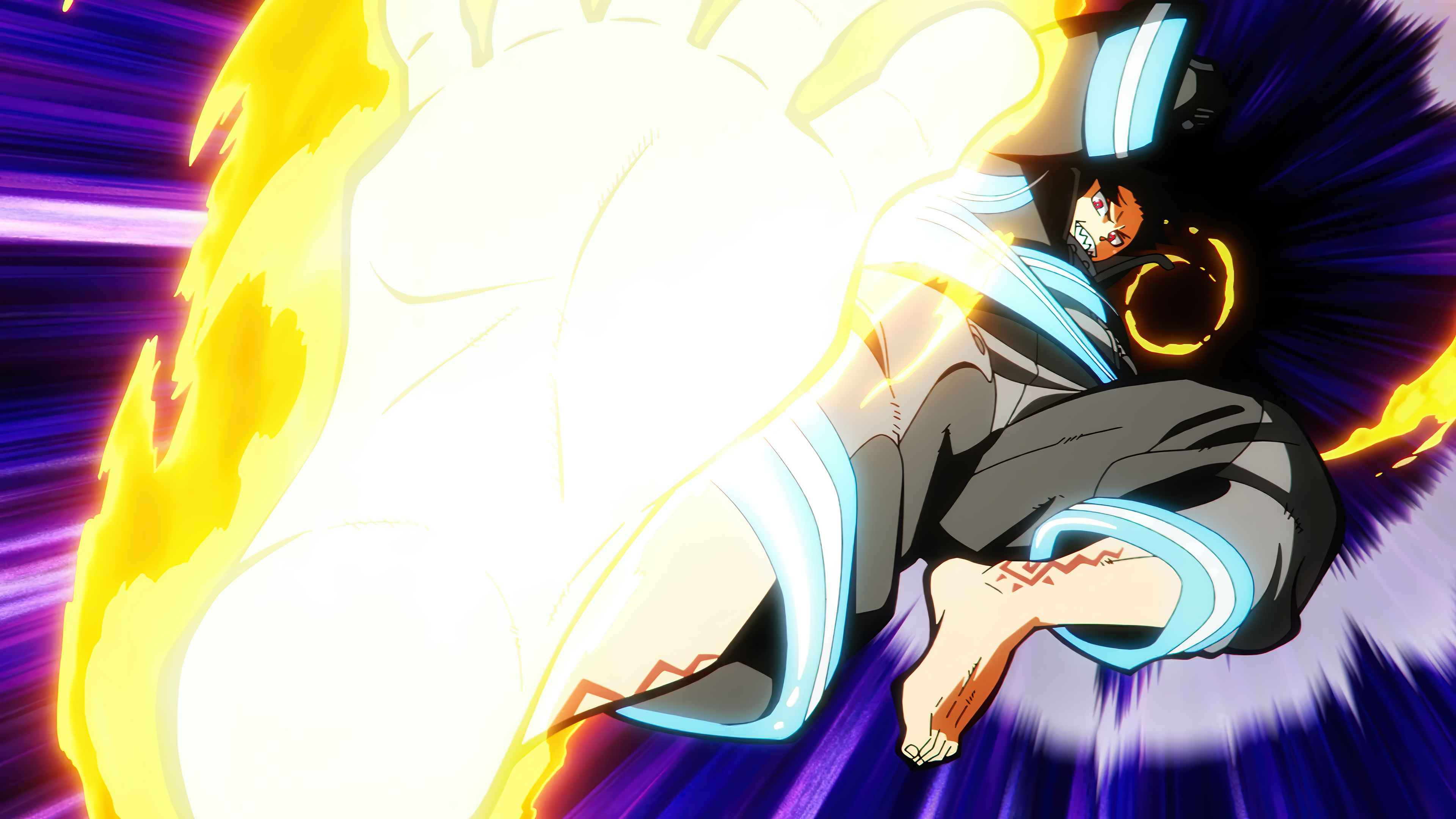 Blue Helmet Skill Burst Anime