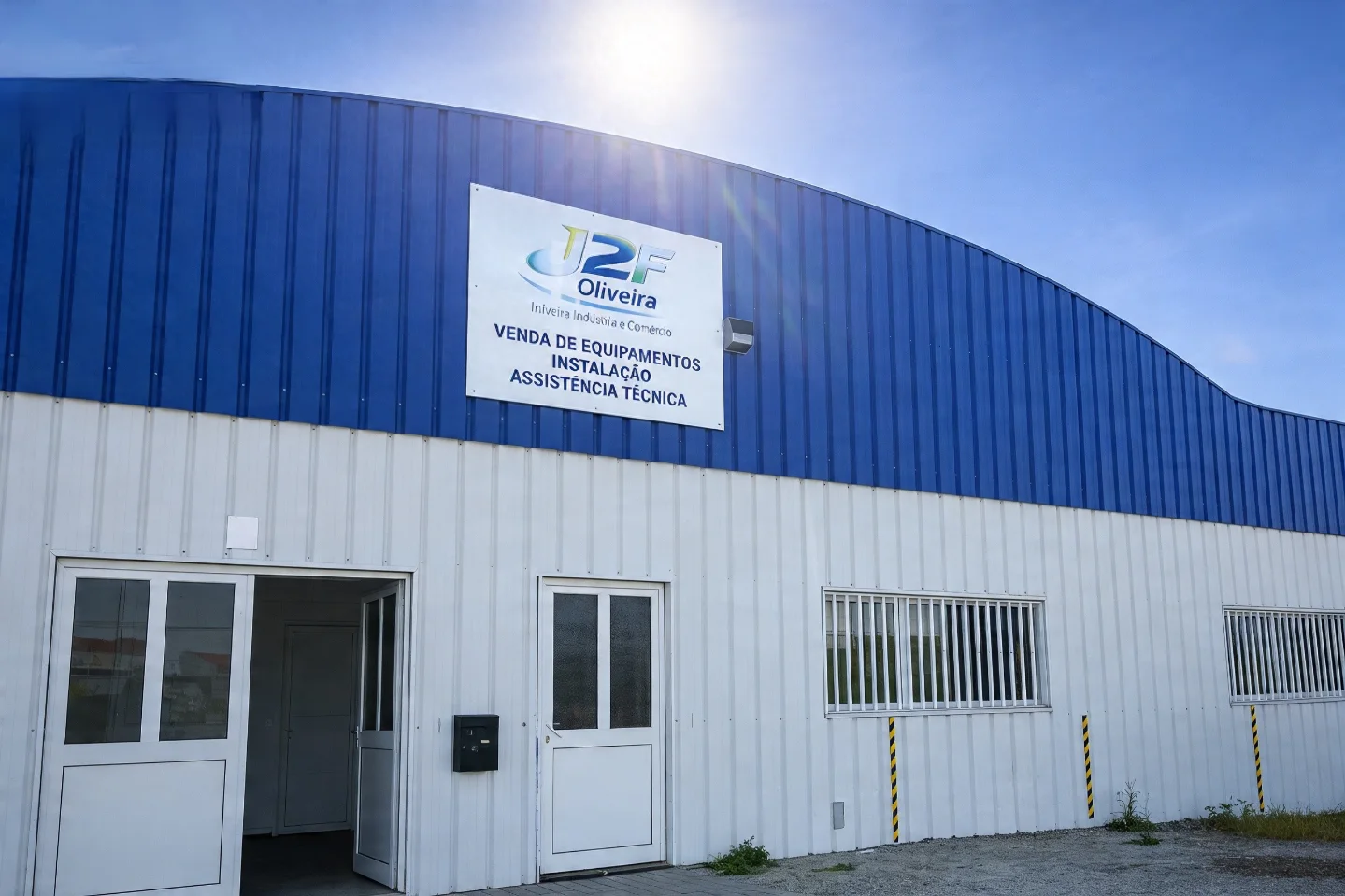 Instalação concluída, Espaço entregue, testado e pronto a produzir