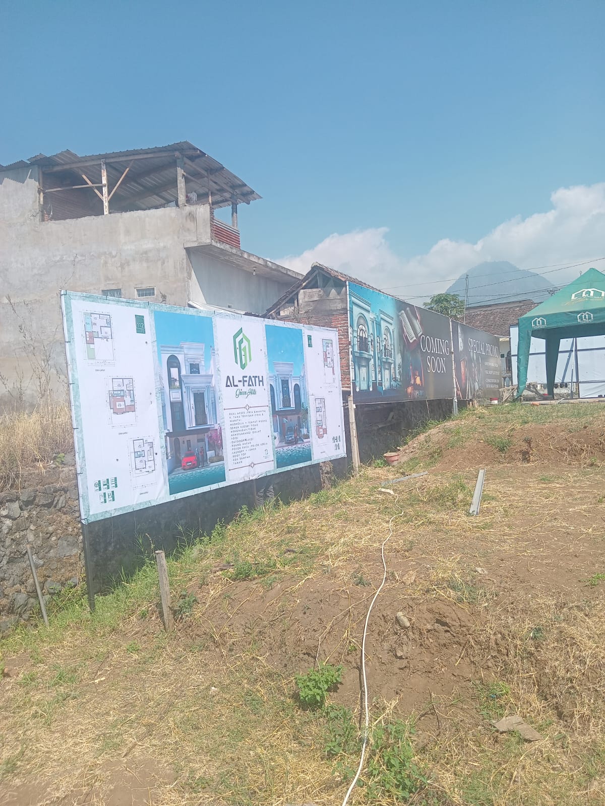 Progress Pembangunan Al-Fath Green Hills — Hoarding COMING SOON