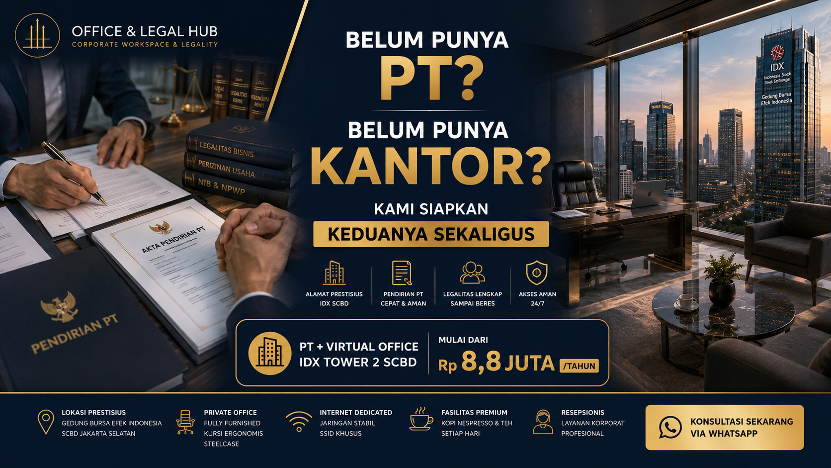 Office & Legal Hub - Private Office IDX SCBD
