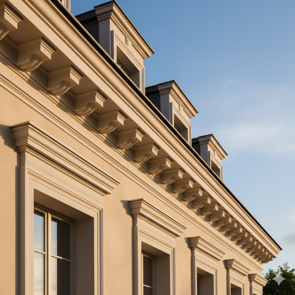 European Dormer Facade