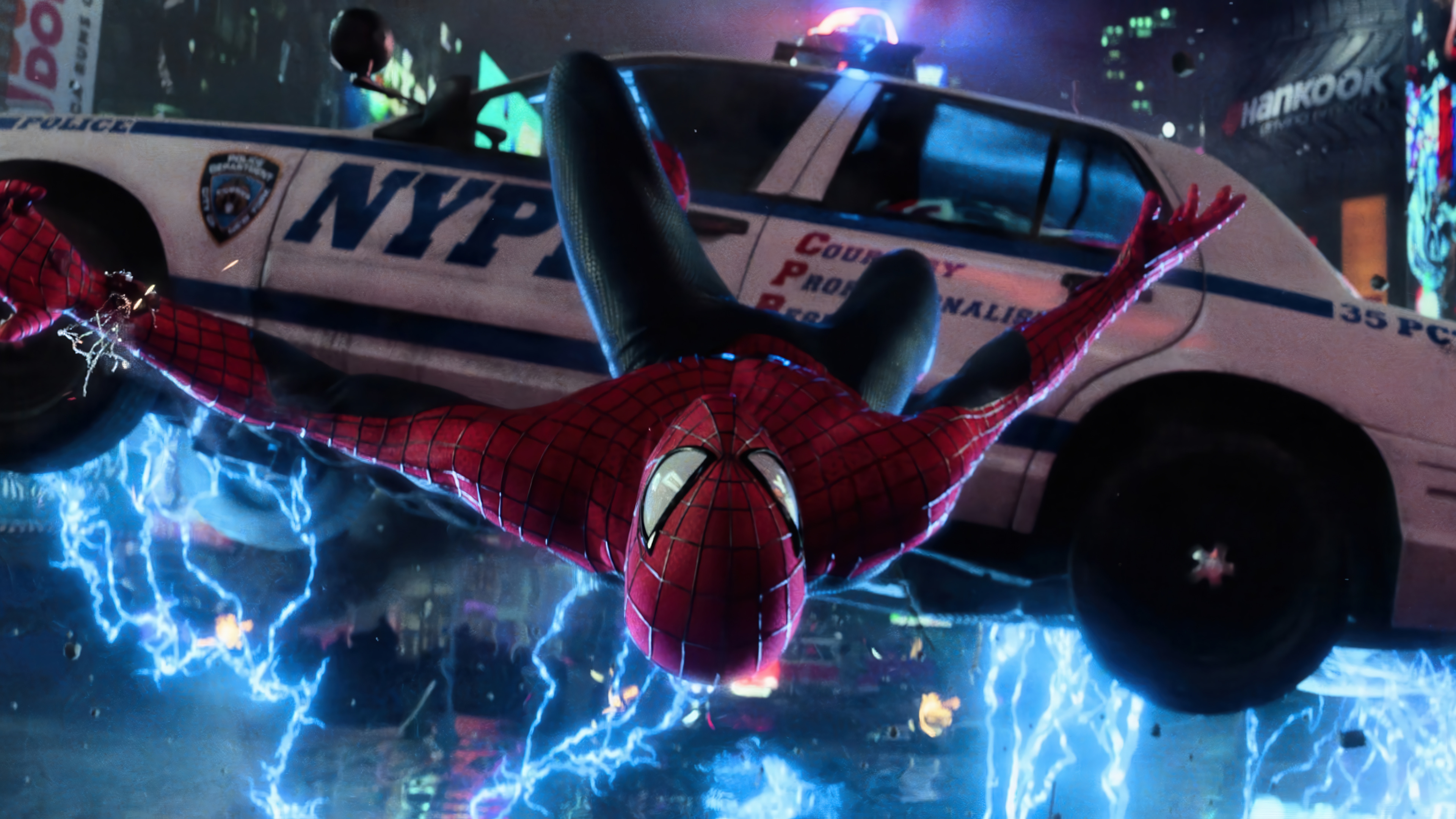 Spider-Man NYPD Lightning Movie